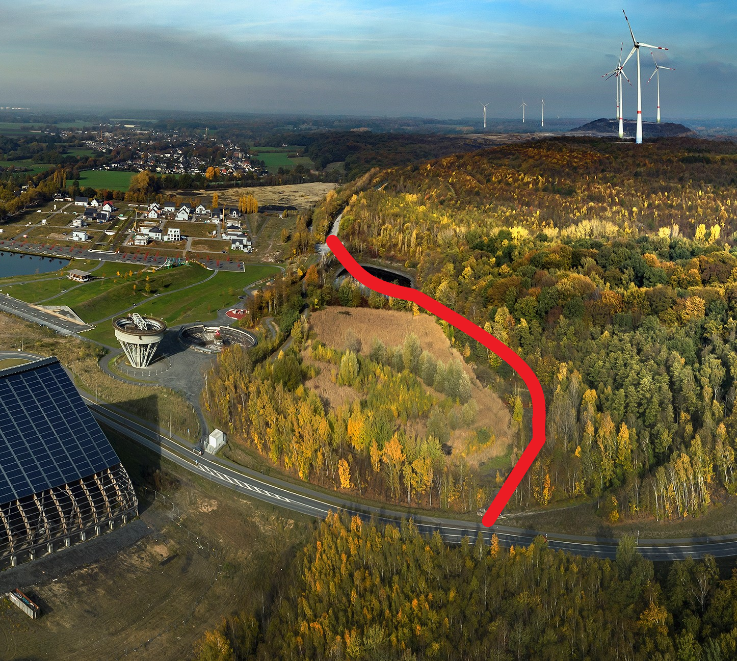 Neue Haldenzufahrt soll Lohberger Ortskern entlasten