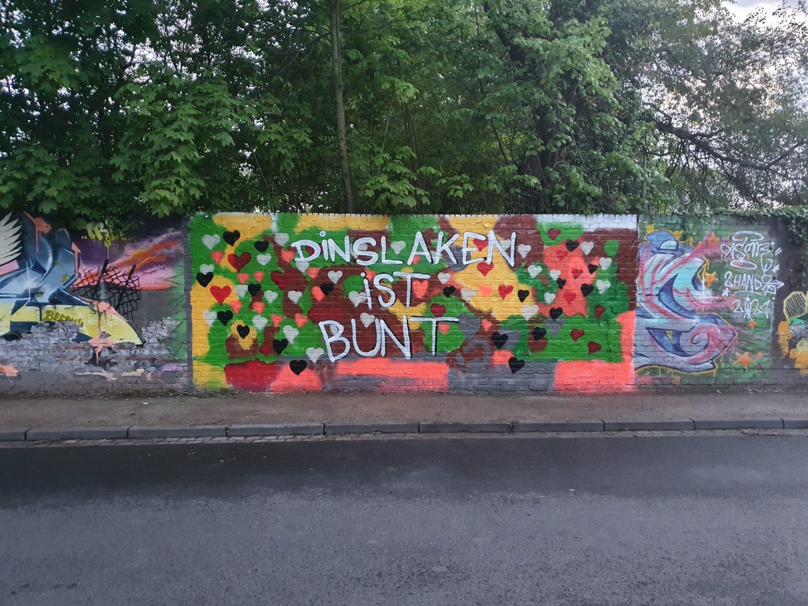 Graffiti-Aktion gegen Antisemitismus