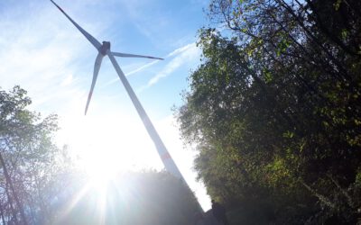 Fehlalarm am Windrad auf der Halde