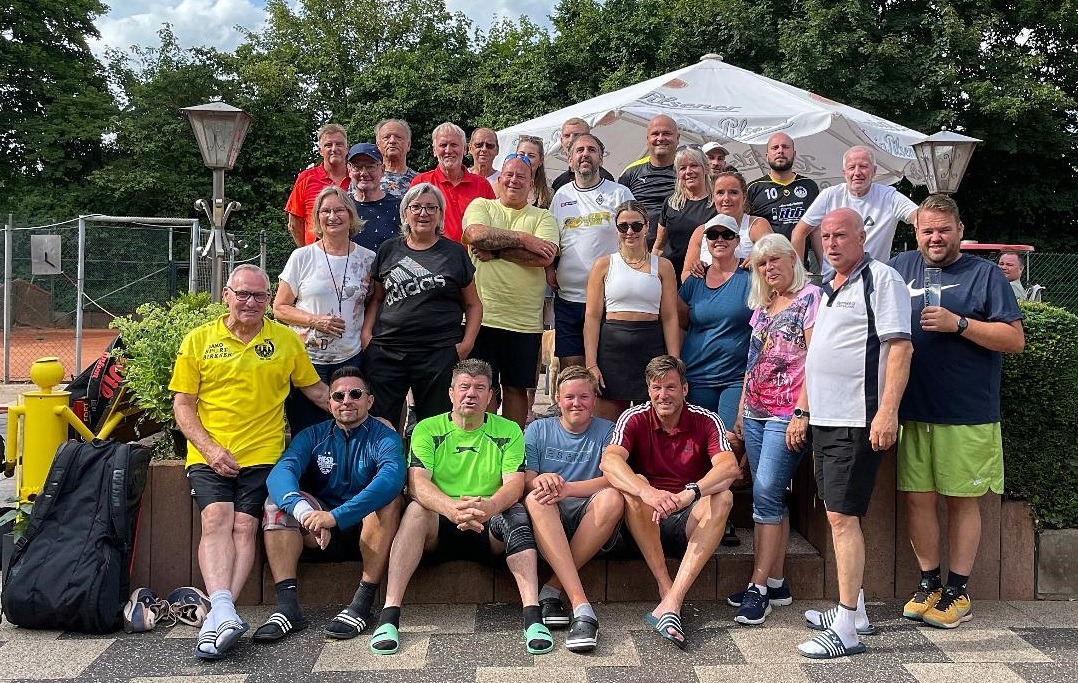Beste Laune beim Tennisturnier des VfB