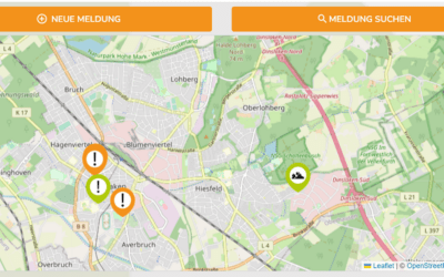 Mängel digital der Stadt melden: Meldoo kommt gut an