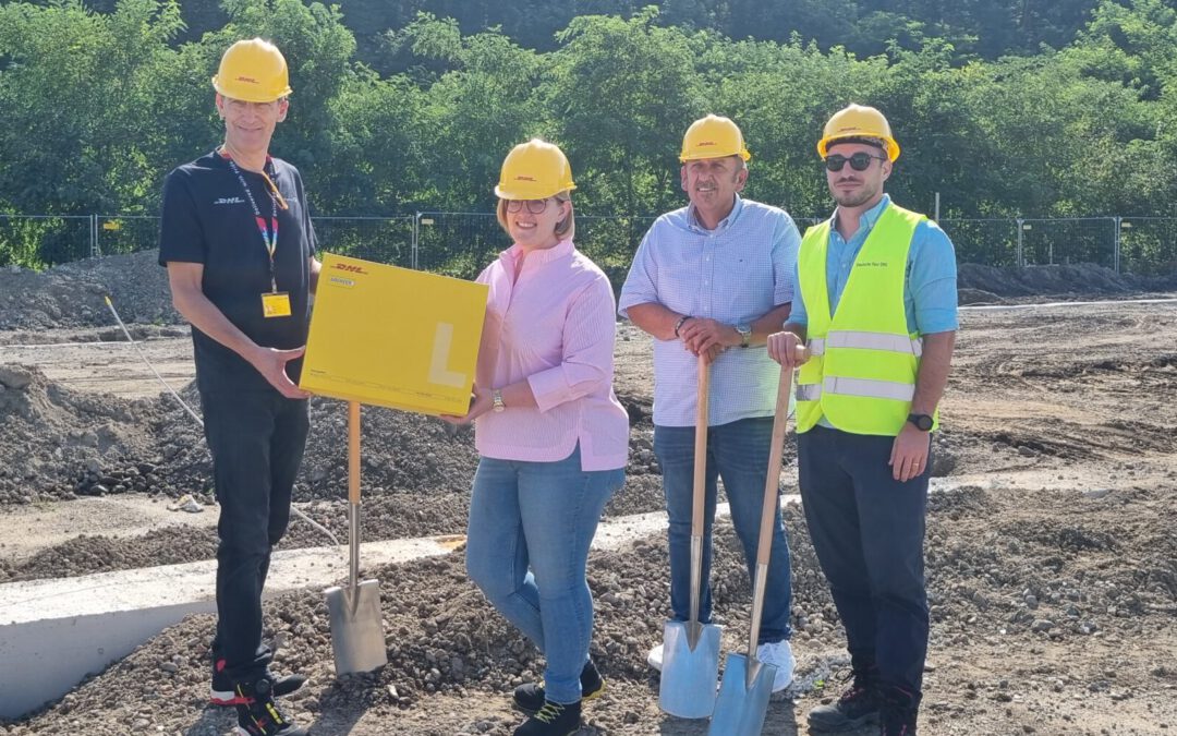 Neuer Zustellstützpunkt von DHL und Deutscher Post entsteht in Lohberg