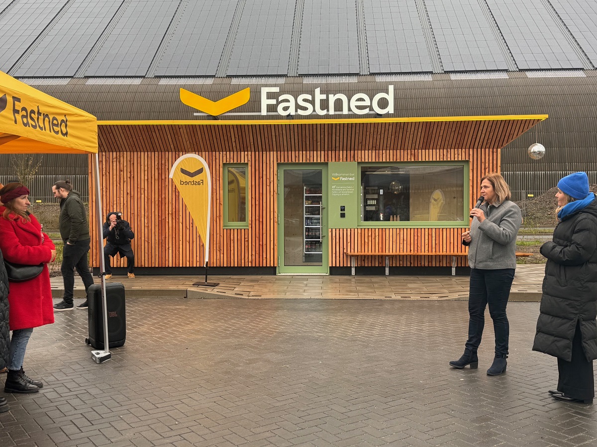 Vor der Kohlenmischhalle steht jetzt ein Automaten-Kiosk