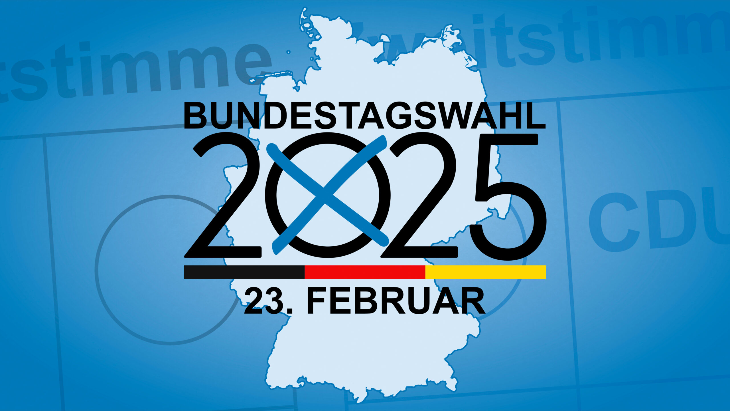 Collage zur Bundestagswahl 2025