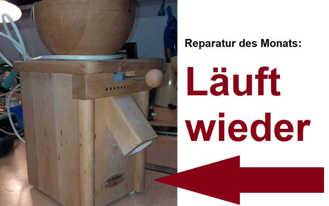 Reparatur des Monats: Ein kleiner Trick für die Getreidemühle