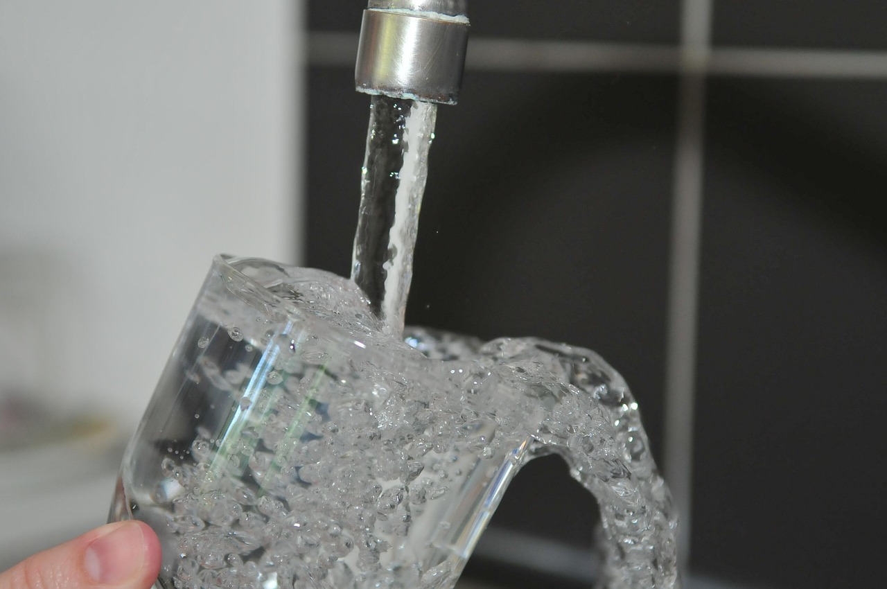 Trinkwasserleitungen werden gereinigt