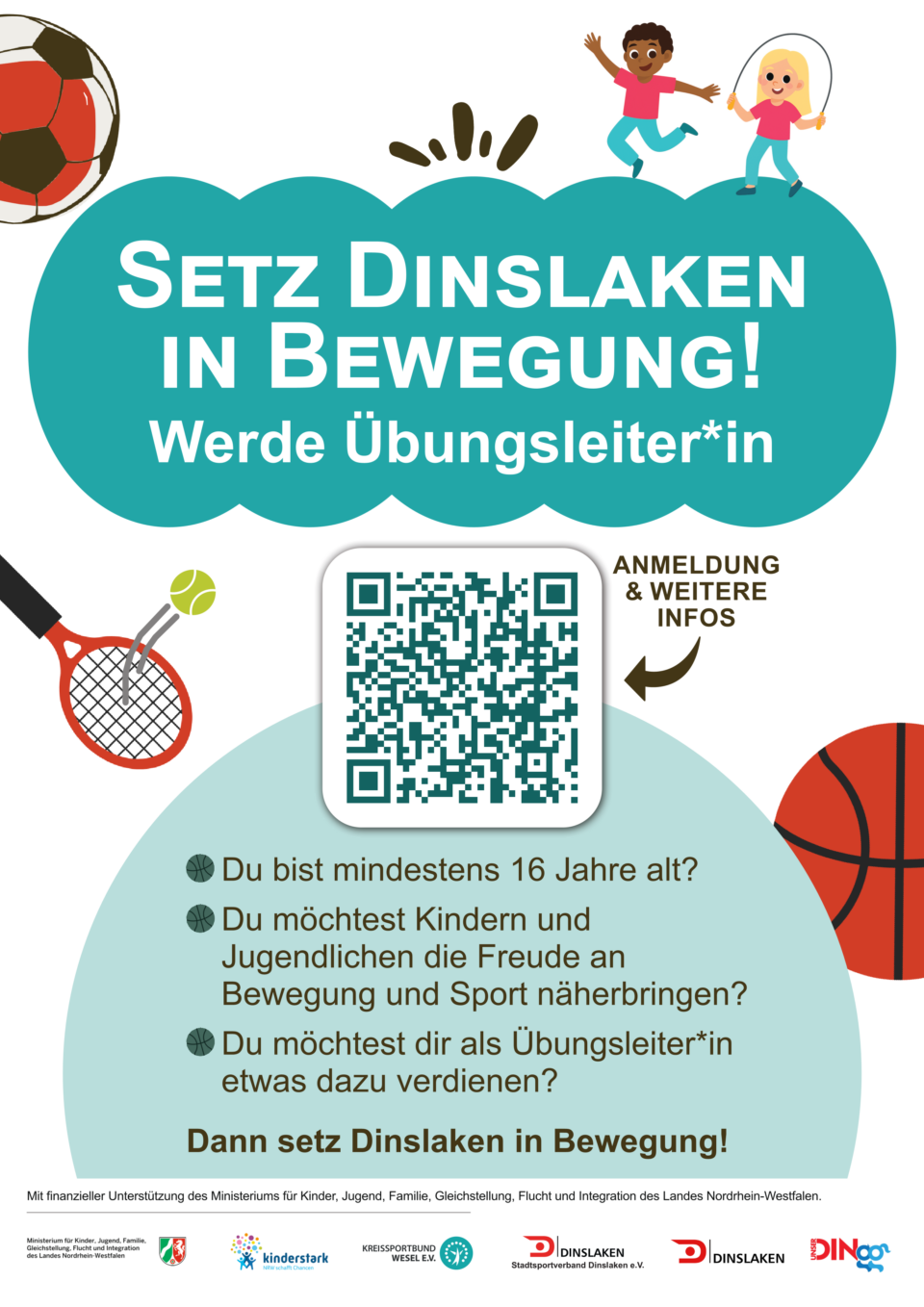 Grafik zum Projekt Setz Dinslaken in Bewegung