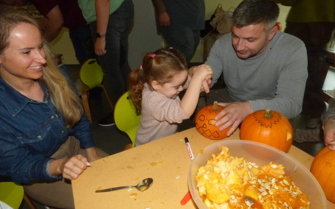 Die Kita am Förderturm feiert den bunten Herbst