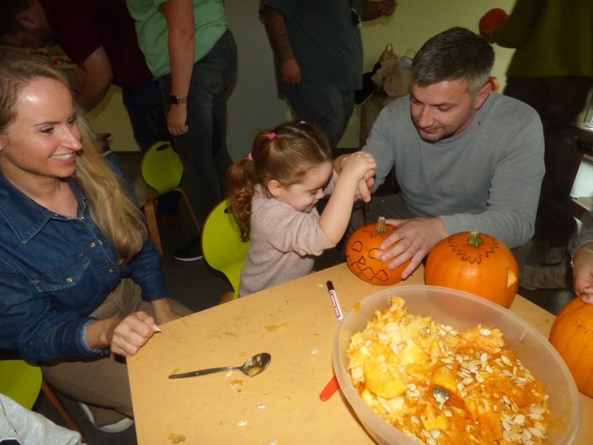 Die Kita am Förderturm feiert den bunten Herbst