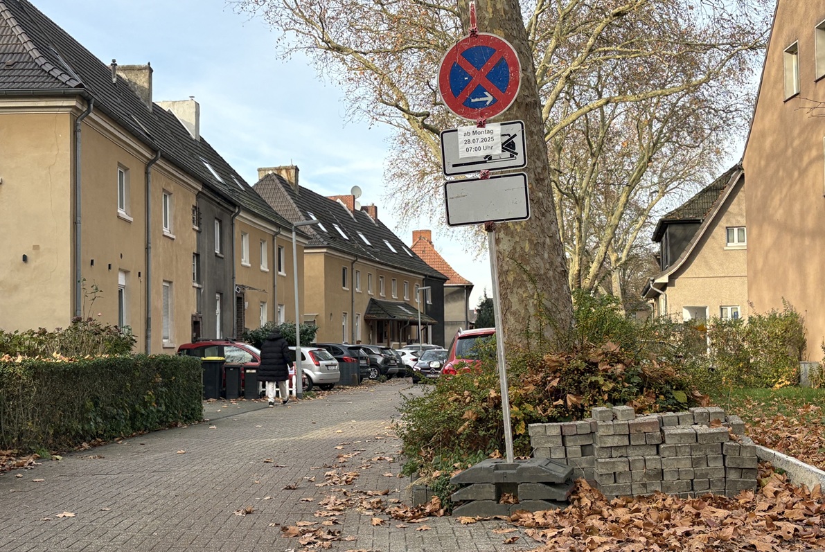 Bis Freitag Sperrung auf der Koksstraße
