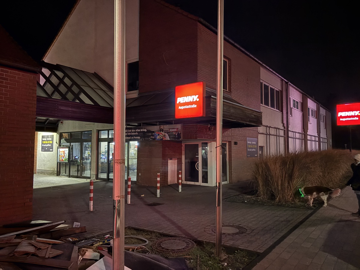 Bewaffneter Raubüberfall bei Penny