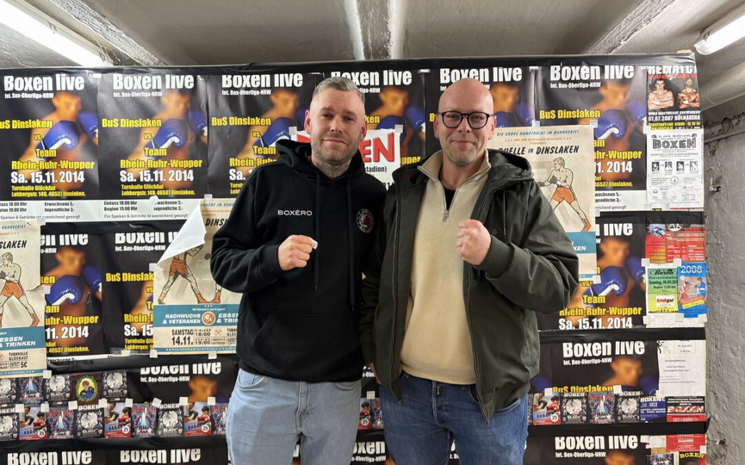 Der Bürgermeister nimmt sich Zeit für den Boxverein