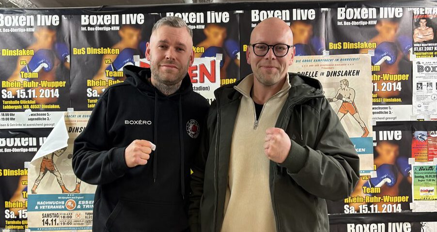 Der Bürgermeister nimmt sich Zeit für den Boxverein