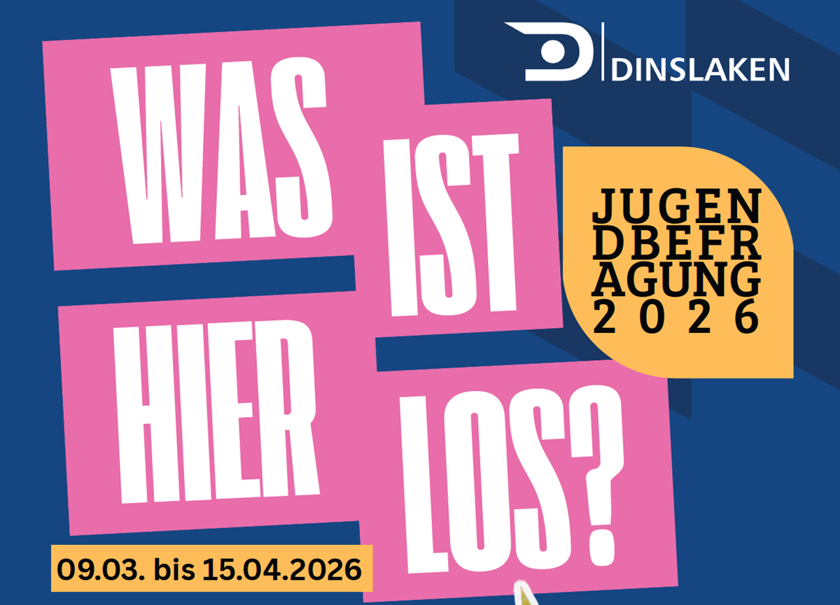 Hey, Ihr Jugendlichen! Die Stadt möchte was wissen!