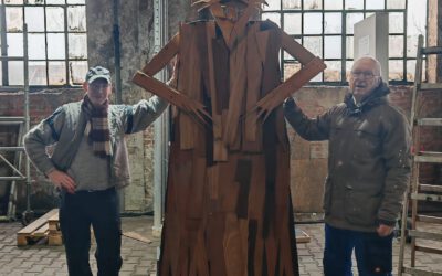 Mottek vertreibt den Wintergeist aus der Zechenwerkstatt Lohberg