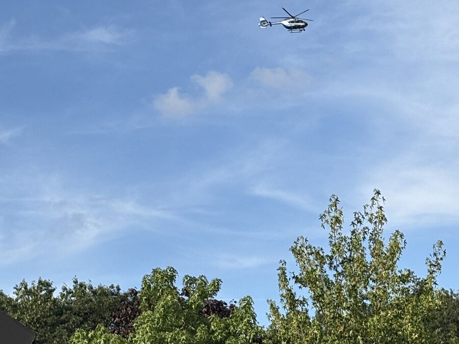 Überfall auf Tanke an der Hünxer Straße – Hubschrauber über Lohberg