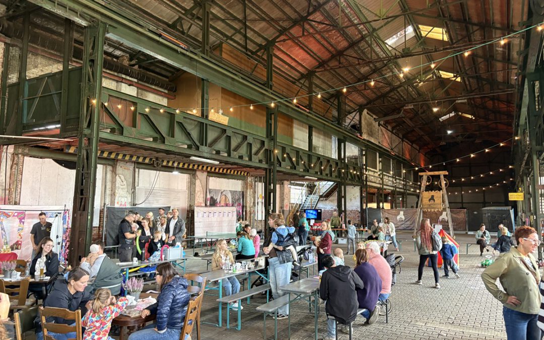 Fröhlicher Kindertag in der Zechenwerkstatt