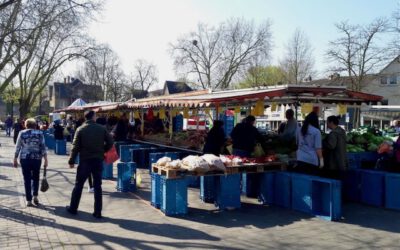 Marktgespräch mit Bürgermeister und Landrat