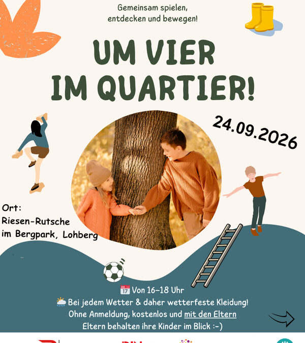 Um vier im Quartier: Sport & Spaß in Lohberg