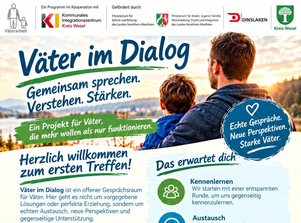 Gesprächsrunde für Väter in Lohberg startet