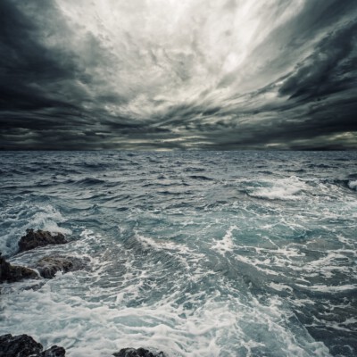Ocean storm